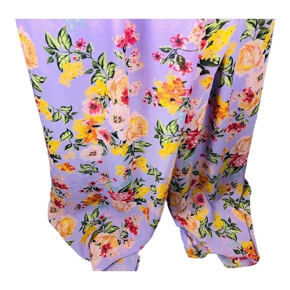 2031 Women's Sz 2XL Tall Floral Chiffon Maxi Skirt - Picture 3 of 7